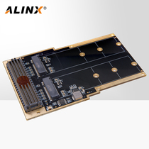 ALINX FPGA development board matching FMC to SSD NVME FH1402 sub-board to 2 M 2 interface