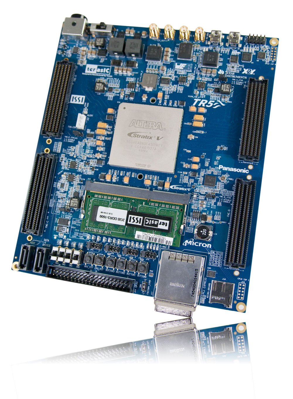 Altera FPGA development board TR5 Stratix V IC Verification FMC extension SATA PCIE