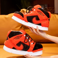 Красный толстый низ черно-красный