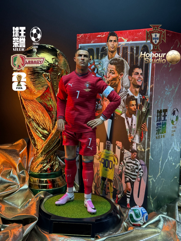 Cristiano Ronaldo's Honor Brand: World Cup Final Dance Set, Cristiano Ronaldo Action Figure, Cristiano Ronaldo Collectible Figure