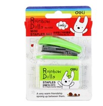 Del 0253 Stapler Mini Cute Stapler Set 10# Small Mini Stapler
