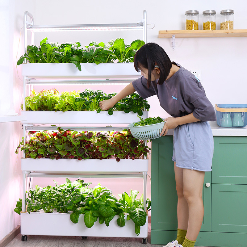 Multi-Layer Vegetable Growing Device, Smart Planting Machine for Balcony, Home, Indoor Hydroponics, Soilless Cultivation Equipment Multi-Layer Vegetable Growing Device, Smart Planting Machine for Balcony, Home, Indoor Hydroponics, Soilless Cultivation Equipment