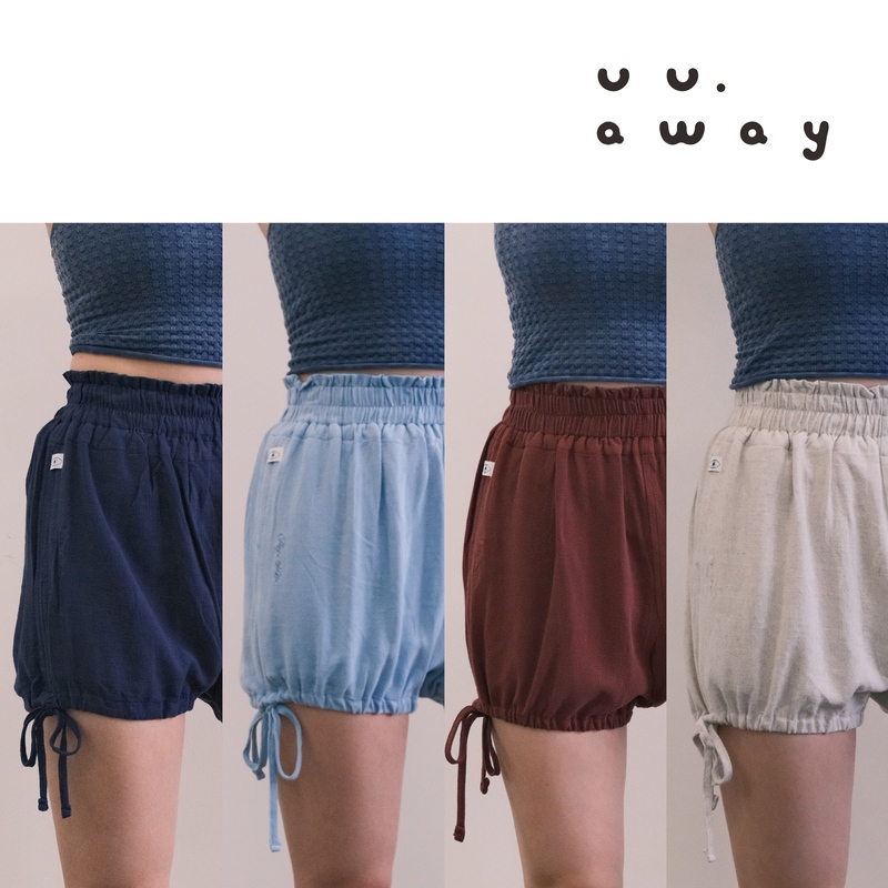 Uuaway · Mala Shorts, Soup-Making Outdoor Cotton and Linen Yoga Shorts