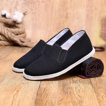 Old Beijing Cloth Shoes Mens Spring Soft Bottom Stew Gluten Bottom Handmade Cloth Shoes Mens Casual Middle-aged And Old Dad Shoes Breathable