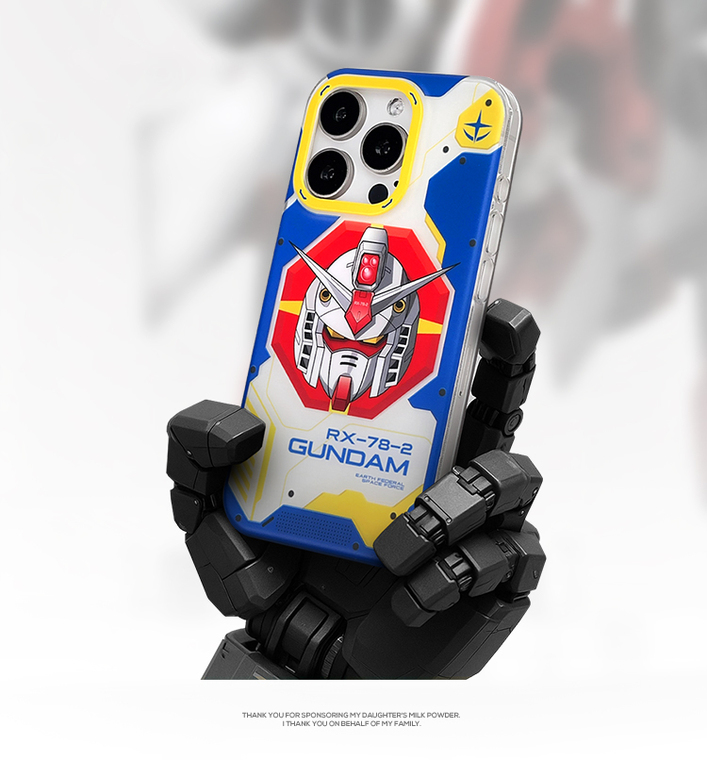Anime Gundam 2D Magsafe – Plus/Pro/Max – 16, 15, 14, 13, 12 iPhone Case