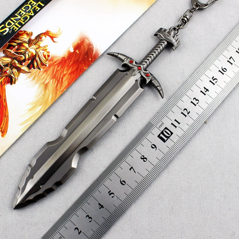 Anh hùng LOL Ngoại vi Barbarian King Gods Twilight Skin Broadsword Weapon Model Đạo cụ - Game Nhân vật liên quan