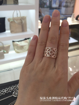 European Light Extravagant Brands TOUS Peach Silk Bear Personality Simplicity Design Hollowed-out Cubs 925 Pure Silver Ring Female