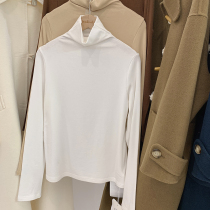 Lolora black high neck base shirt Women autumn and winter new solid color slim simple pullover long sleeve shirt shirt