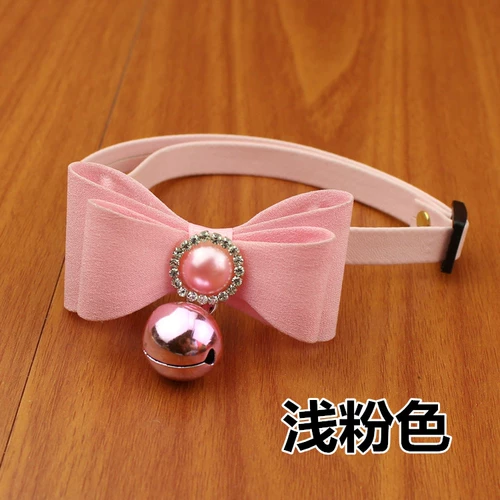 Галстук-бабочка, чокер с бантиком, колокольчик, домашний питомец, простой и элегантный дизайн