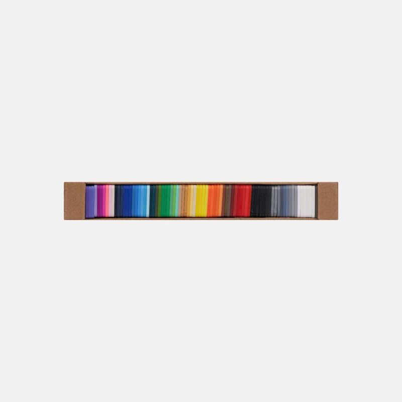 Tuozhu 3D Printing Filament Color Card 80 Colors Original Color Card Abs Petg Pla 3D Printing Color Card Tuozhu Color Card