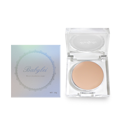 宝贝蕾柔光晶钻粉底膏自然遮暇液提亮滋润