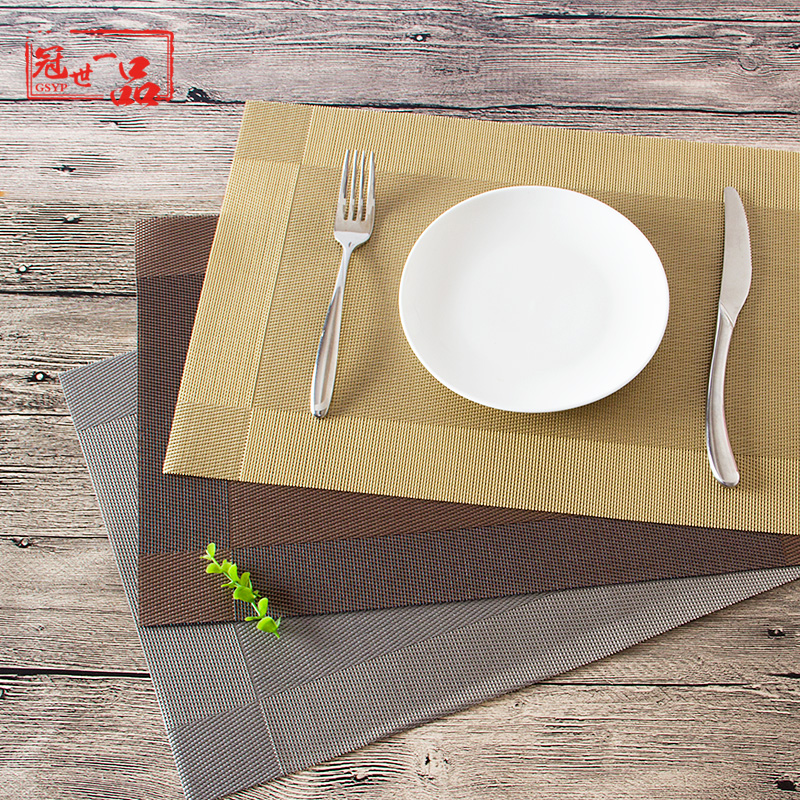 PVC Dining Mat Insulation Mat Western Dining Mat Easy Cleaning Anti-Burn Insulation Dining Mat Waterproof Table Mat Bowl Mat Pan Pad-Taobao