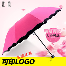 Company Opening Event Promotional Practical Gift Delivery Customer RMB10  Gift Customised Logo Umbrella Advertising Sun Umbrella