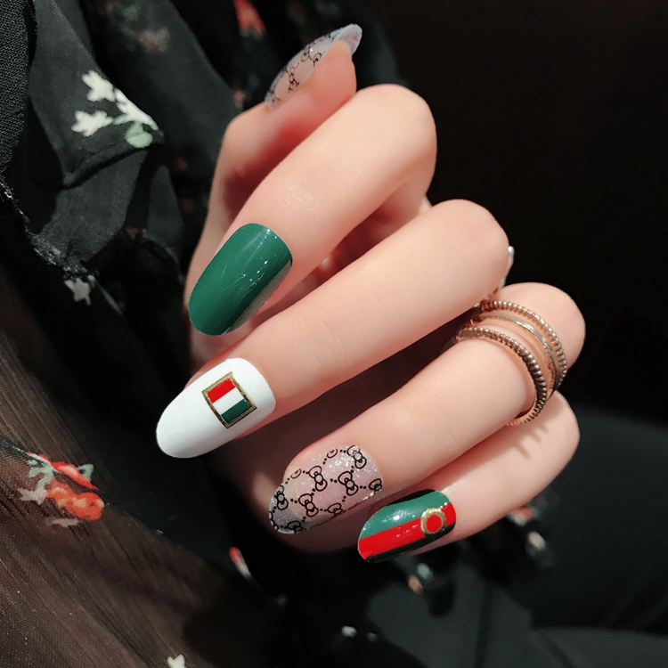 Công cụ nail đơn giản không thấm nước bền 3D nail sticker tấm kim loại craft nail sticker tỏa sáng sơn móng tay bộ dụng cụ làm nail
