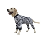 Сумка для золотистого ретривера для больших собак защищает животик и предотвращает выпадение шерсти. Полностью обернутая клетчатая эластичная водолазка из чистого хлопка для четвероногих.
