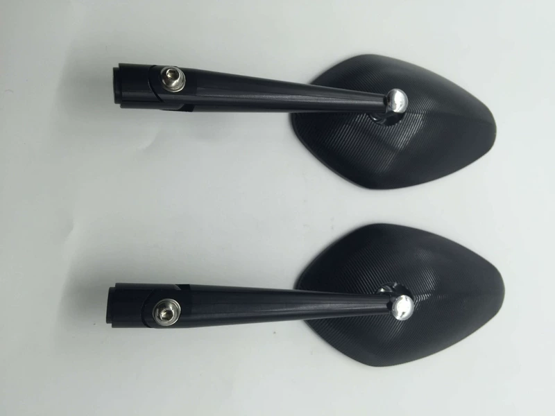 Gương xe máy điện chỉnh nhôm CNC gương chiếu hậu màu xanh giả chói phổ quát trường rộng nhìn gương phản chiếu