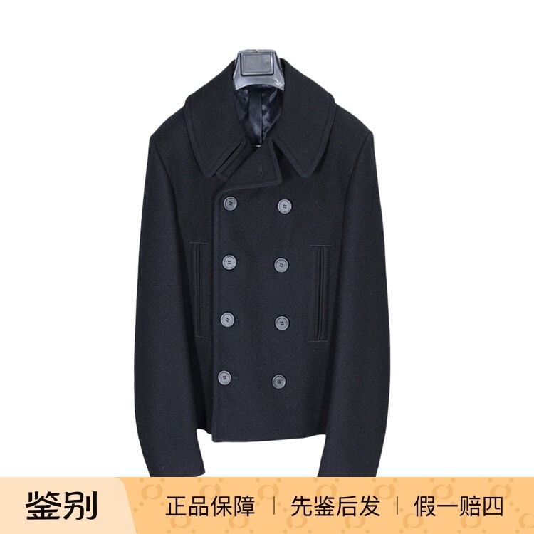 Balenciaga 11Aw Classic Architectural Style Autumn and Winter Simple Double-Breasted Wool Coat It48 Balenciaga 11Aw Classic Architectural Style Autumn and Winter Simple Double-Breasted Wool Coat It48