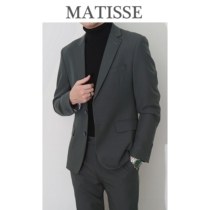 2021 New Korea East Gate trend mens suit jacket casual Korean handsome small suit suit suit