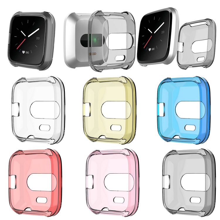 Suitable for fitbit versa lite bracelet silicone soft versa 2 generation watch TPU anti-fall protective case