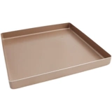 Chefmade Kitchen 28*28 Billing Champagne Golden 11 -INCH Square Aluminum Cake Model WK9055