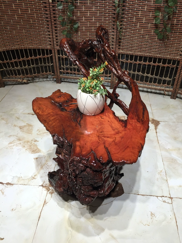 Rễ lê đỏ chạm khắc hình dạng tự nhiên gốc cây khung hoa trong nhà trang trí nhỏ sàn bonsai chậu hoa khung thủ công - Các món ăn khao khát gốc