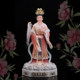 Standing Bixia Yuanjun Goddess Statue Resin White Marble Dongyue Taishan Grandma Taishan Our Lady Home Worship Decoration