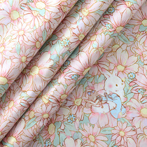 80 pure cotton printed fabrics botanical garden hand for clothing skirt long dress with dress full cotton fabric daisy