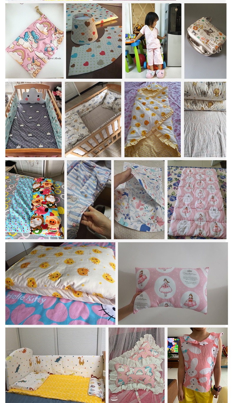 Bộ đồ giường bằng vải cotton cho trẻ em vải rộng là bộ chăn ga gối đệm bông cotton khủng long khổng lồ - Vải vải tự làm vải thun borip