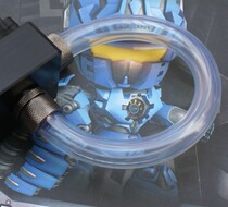 Tubing three-point thick (10X16) water pipe water cooling transparent UV water pipe import quality fluorescence