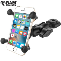 US RAM Motorcycle VESPA Rearview Mirror Car Headrests Universal Mobile Phone Fixed Bracket Iphonex Available