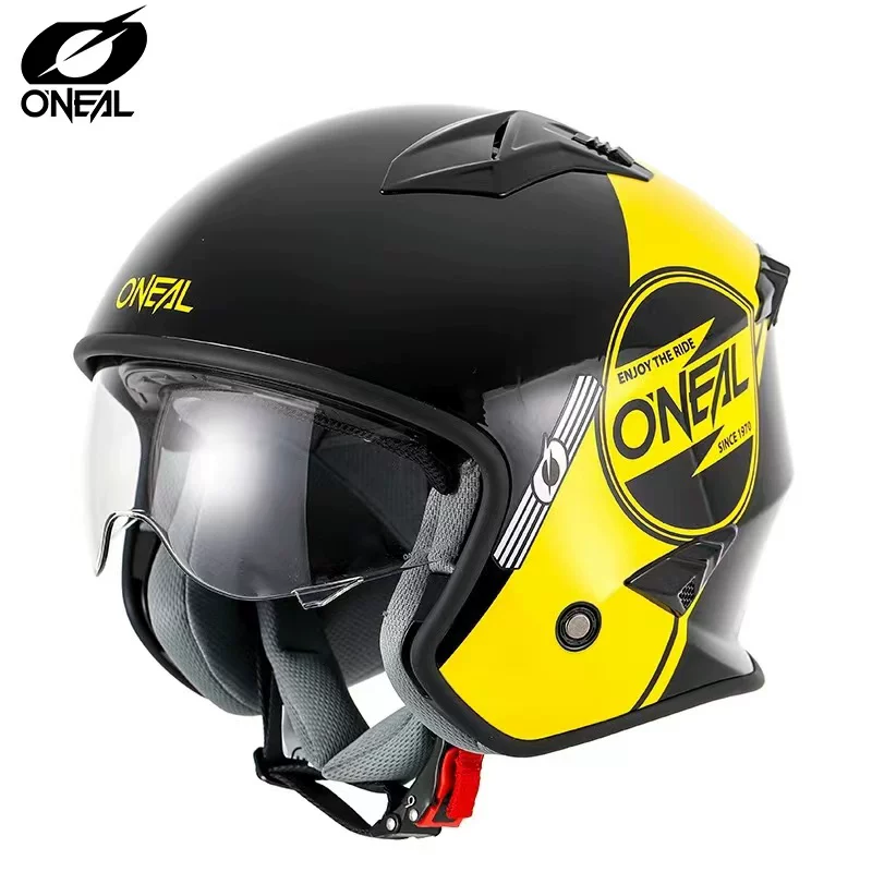 Шлем-каска O'NEAL Locomotive Hard Helmet Locomotive Export Полустепенной шлем с сменной линзой изменяемого цвета Доставочный шлем