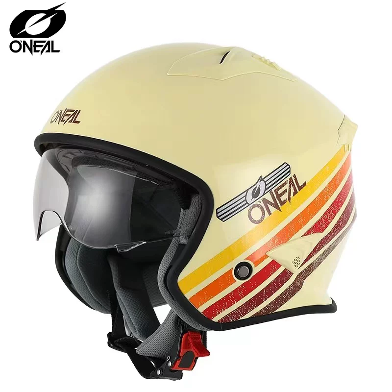 Шлем-каска O'NEAL Locomotive Hard Helmet Locomotive Export Полустепенной шлем с сменной линзой изменяемого цвета Доставочный шлем