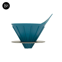 American OE Flatpack portable coffee silicone filter cup handmade folding titanium alloy outdoor car