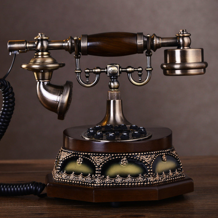 ANSEL European retro telephone antique office household seat American style creative American telephone
