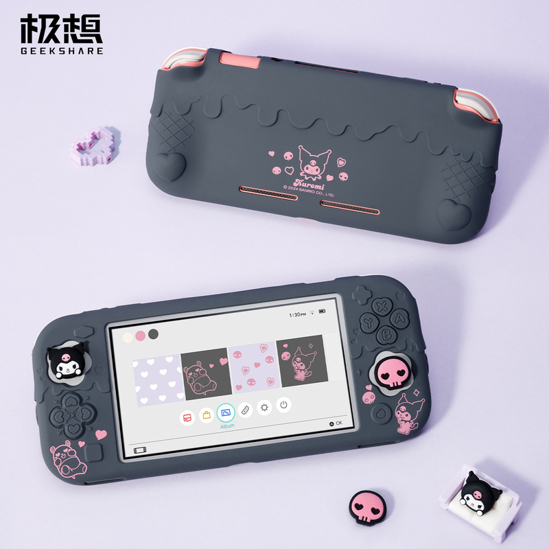 I Really Want a Nintendo Switch Lite Protective Case, a Full-Cover Integrated Silicone Soft Case, and a Cool Kuromi Protective Cover for the Game Console