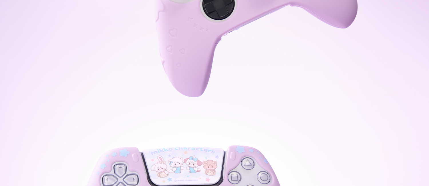 Рукав силиконовые ручки 极想ps5手柄套xbox游戏手柄矽胶保护壳卡通可爱软壳防摔mikko联名
