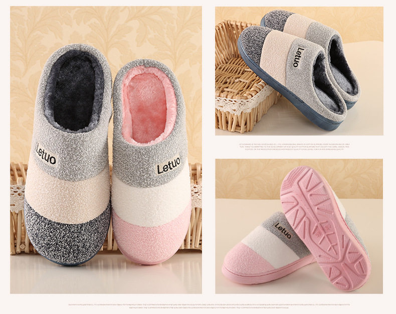 Pantoufles enfants en suède pour hiver - semelle EVA - Ref 1008201 Image 18