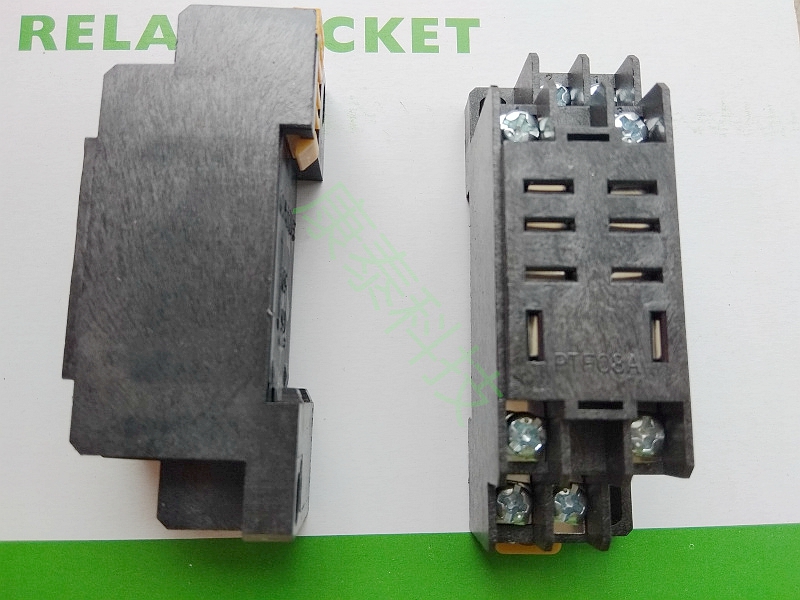 Relay socket PTF08A intermediate relay seat sub LY2N-J JQX-13F 10A current internal copper sheet