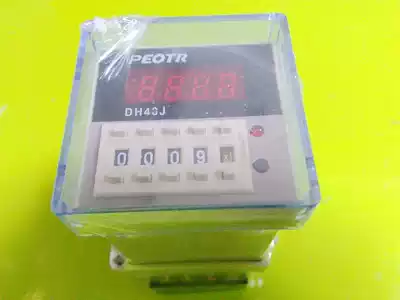Shanghai Puzheng time relay PEOTR counter DH48J-8 digital display counting amount 8 feet 220V 380V