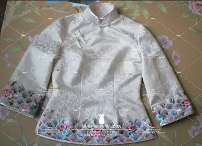 Autumn and winter cotton padded Chinese coat short cotton coat cotton coat New year jacket cheongsam Chinese coat coat