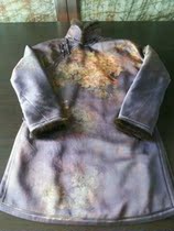 Improved cheongsam autumn and winter pear flower satin fragrant cloud yarn silk cheongsam cotton-padded jacket small jacket