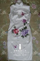 2020 Spring Summer heavy silk embroidered Republic of China style cheongsam dress special