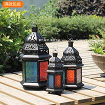 New product hot sale mysterious Moroccan style lamp * Lantern * Candle Candle Holder * iron candlestick * wedding candlestick