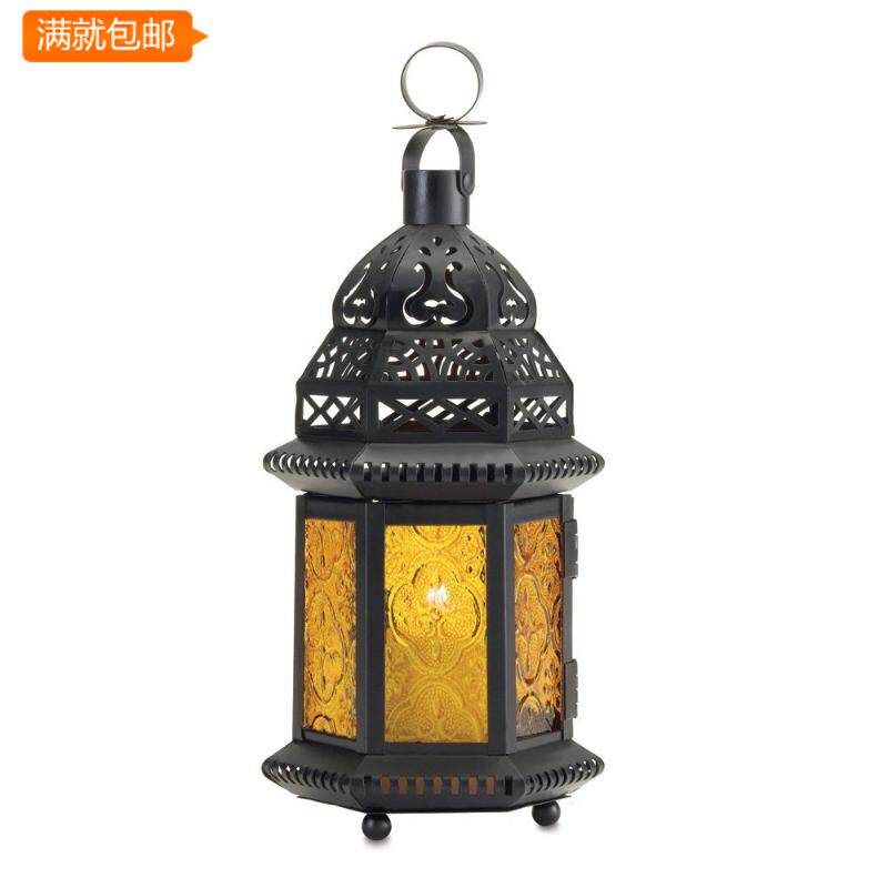 Eurostyle classic Moroccan candlesticks * lanterns * windproof light * props * windproof light * retro candlesticks * can hang candlesticks