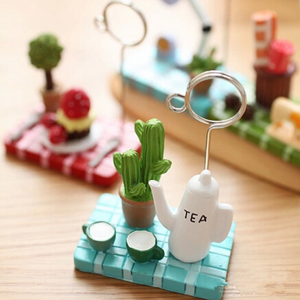 Scene cartoon message clip small post-it clip holder decoration photo photo clip post-it note postcard clip