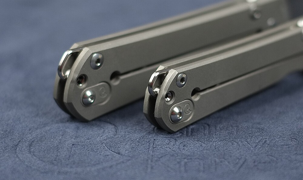 Chris Reeve CR sebenza Clamp Paddle Tail Rope Hanging Replacement Handle