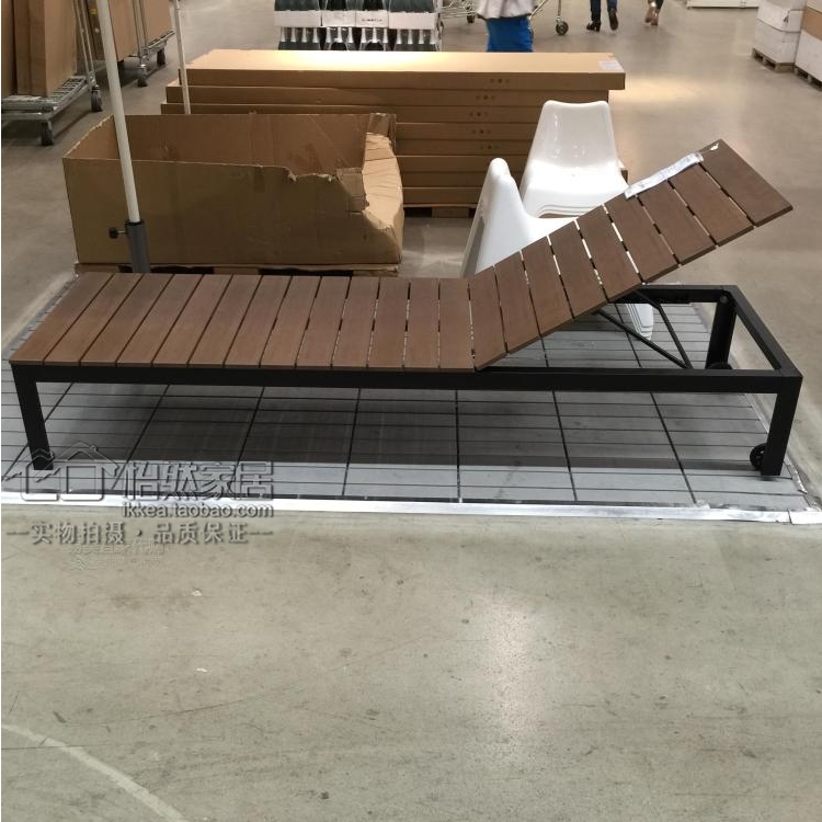 Купить Складной стул ИКЕА ЭПЛАРО пляжный лежаккоричневый внутренние ...