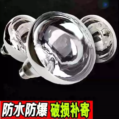 Yuba bulb 275W waterproof and explosion-proof bathroom middle 40W reflective bubble Pet small animal reptile heating and insulation