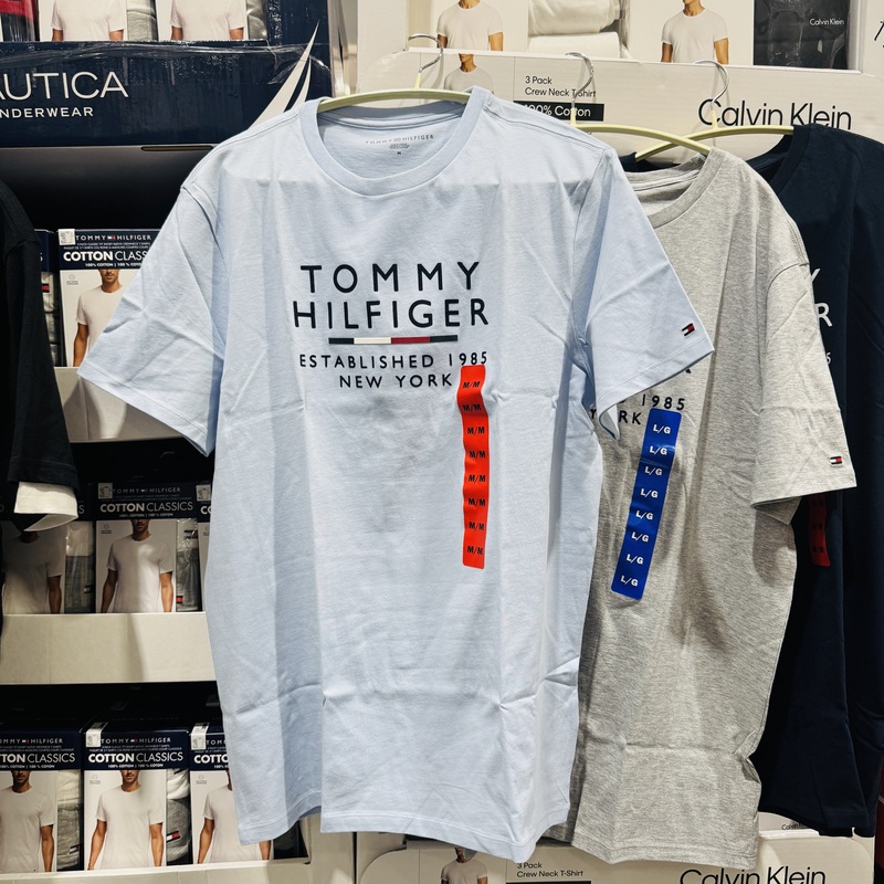 Costco 2026 Men's Tommy Pure Cotton Short-Sleeve T-Shirt