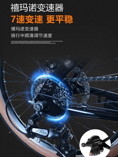 Stackable 60% off-Wheel Tandem Bicycle for Two People, Family Two-Person Riding, Mother-Child with Child, Three-Person Bike, Leisure Sightseeing Bike